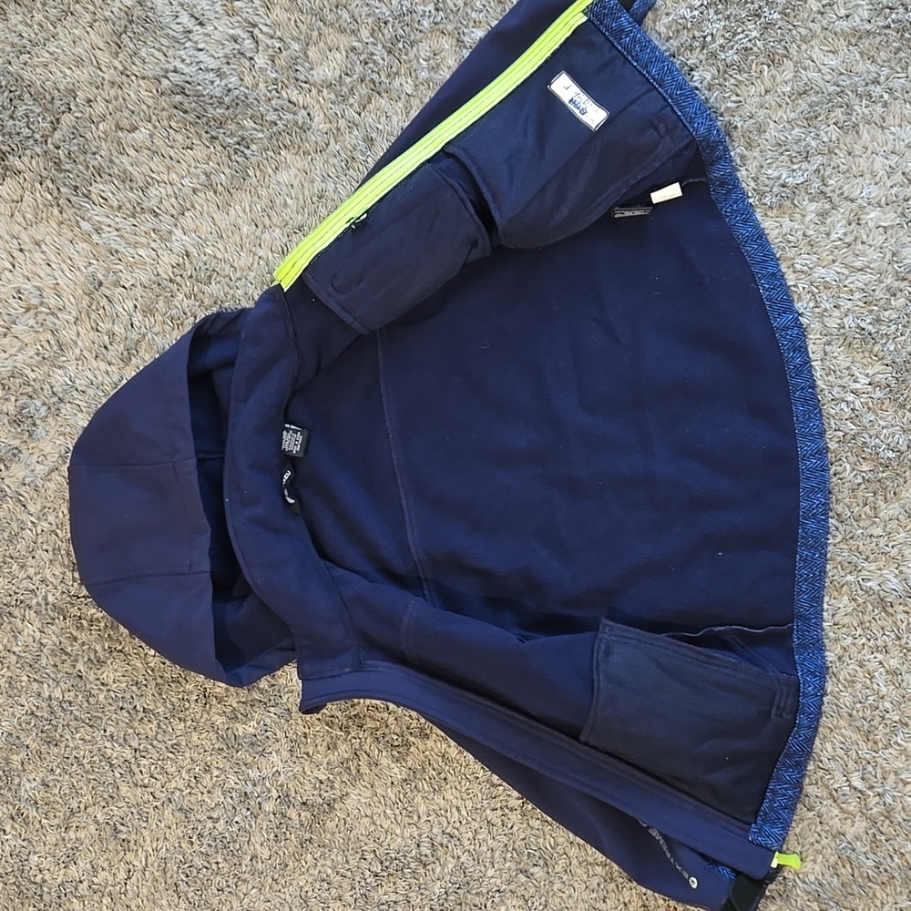 Snozu Blue & Neon Shell Jacket - Picture 4 of 6